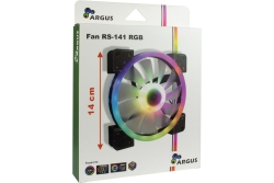 Inter-Tech Lüfter 140*140*25 ARGUS RS-141 RGB,26 RGB-LEDs retail