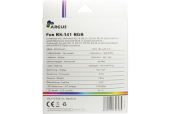 Inter-Tech Lüfter 140*140*25 ARGUS RS-141 RGB,26 RGB-LEDs retail