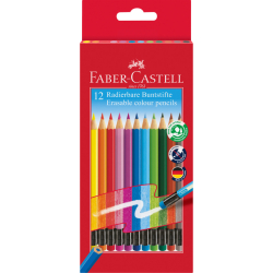 Buntstift Radierbare - 12 Farben sortiert mit...