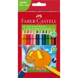 Buntstift Jumbo Dreikantform - 12 Farben sortiert,...