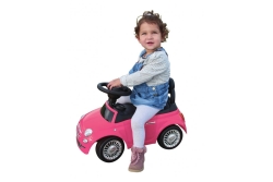 Jamara Rutscher Fiat 500 pink 1+
