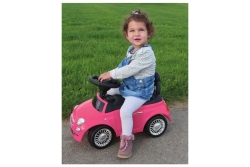 Jamara Rutscher Fiat 500 pink 1+