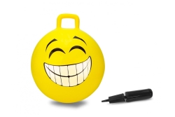 Jamara Hüpfball Smile gelb 450mm 1+