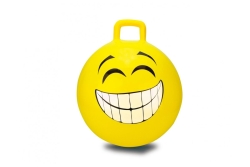 Jamara Hüpfball Smile gelb 450mm 1+