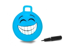 Jamara Hüpfball Smile blau 450mm 1+