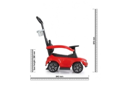 Jamara Rutscher VW T-Roc rot 3in1 6M+