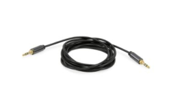 Equip Audiokabel 3.5mm->3.5mm St/St Metallst. 2.50m...