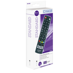 Schwaiger Universalfernbedienung 8 in 1 Schwarz