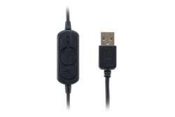 Equip Stereo-Headset Wired mit Mikro USB-A 1.80m schwarz