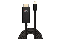 LINDY Mini-DisplayPort an HDMI Adapterkabel mit HDR 1m