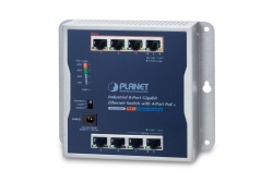 PLANET Industrial 8-Port GE ( 4-Port PoE+ ) Wallmount