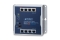 PLANET Industrial 8-Port GE ( 4-Port PoE+ ) Wallmount