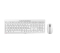 CHERRY STREAM Desktop Wireless Maus&Tastatur DE weiß/grau