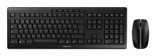 CHERRY STREAM Desktop Wireless Maus&Tastatur DE schwarz