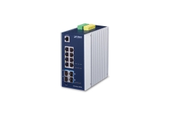 PLANET Industrial L3 8-Port 1000T + 4-Port 10G SFP+