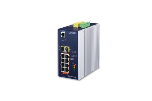 PLANET Industrial L3 8-Port 802.3bt GE + 2-Port 2.5G SFP+