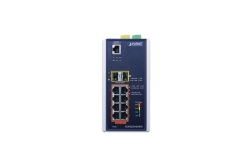 PLANET Industrial L3 8-Port 802.3bt GE + 2-Port 2.5G SFP+