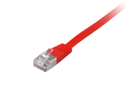 Equip Patchkabel Cat6A Flat U/FTP 2xRJ45 1.00m rot LSZH...