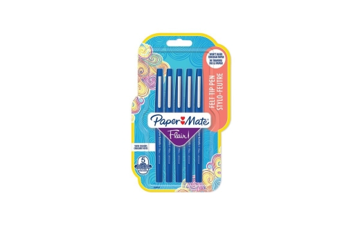 PAPER MATE Faserschreiber Flair 5er M 0.7 mm Blister