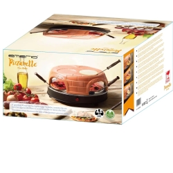 Emerio Pizzarette,Pizza Ofen,4 Pers., Warmhaltefläche
