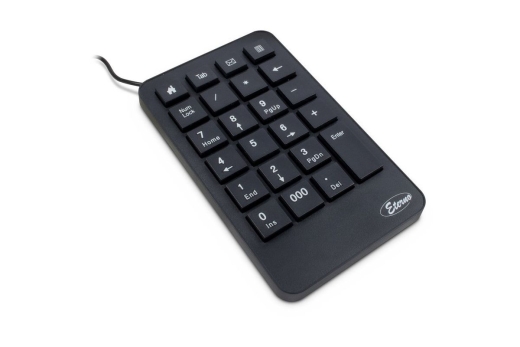 Inter-Tech Tas Numpad KB-120 mit 23 Tasten, schwarz retail