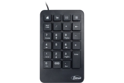 Inter-Tech Tas Numpad KB-120 mit 23 Tasten, schwarz retail
