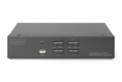 DIGITUS KVM Switch, 4-Port, Single-Display, 4K, HDMI