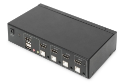 DIGITUS KVM Switch, 4-Port, Single-Display, 4K, HDMI