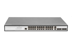 DIGITUS Switch 24-Port Gigabit Managed schwarz