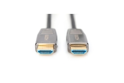 DIGITUS HDMI AOC Hybrid Glasfaserkabel UHD 8K 10m schwarz