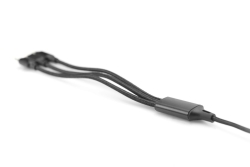 DIGITUS LAK 3in1 USBA+Lightning+MicroUSB->USBC 1m schwarz
