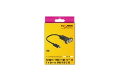 DELOCK Adapter USB Type-C > 1 x Seriell DB9 RS-232