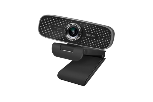 Logilink Webcam 1080p FHD Webcam + Dual-Mikro 100° schwarz