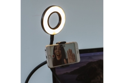 ThumbsUp! Halterung Vlogging Light Ringlicht schwarz