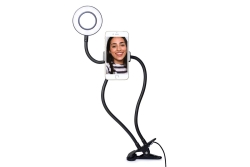 ThumbsUp! Halterung Vlogging Light Ringlicht schwarz