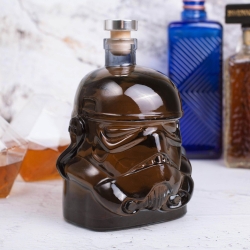 ThumbsUp! Karaffe Stormtrooper Glas 750ml Korken schwarz