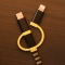 ThumbsUp! Ladekabel Hufflepuff 3in1 Lightning/Micro/USBC