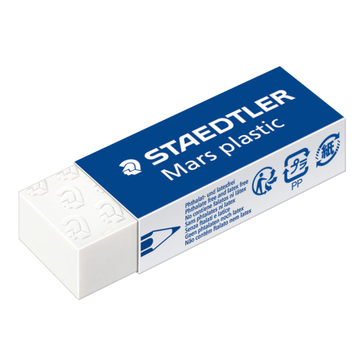 Mars® plastic 526 50 Radierer, PVC, 65 x 13 x 23 mm