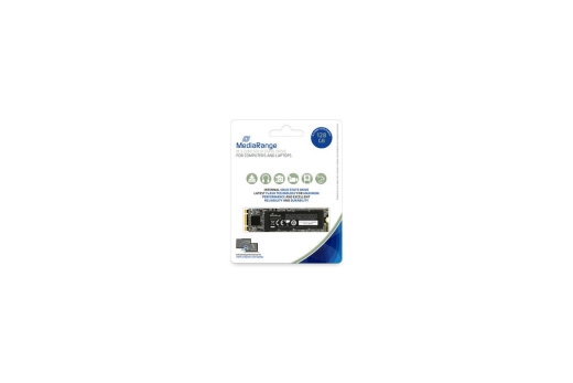 MediaRange M.2 SSD SATA 3 128GB TLC NAND schwarz