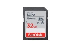 SD Card 32GB SanDisk SDHC UHS-I 120MB/sec