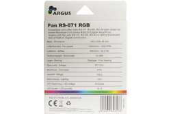 Inter-Tech Lüfter 120*120*25 ARGUS RS-071 RGB,Kristall-Effek retail