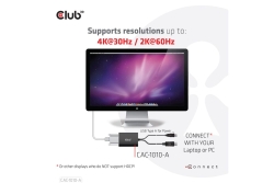 Club3D Adapter DisplayPort > DVI-D HDCP OFF aktiv St/Bu retail