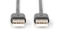 DIGITUS USB 2.0 Anschlusskabel Typ A -A St/St 5.0m, sw