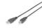 DIGITUS USB 2.0 Anschlusskabel Typ A -B St/St 5.0m, sw