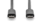 DIGITUS USB 2.0 Anschlusskabel Typ C -C St/St 1.0m, sw