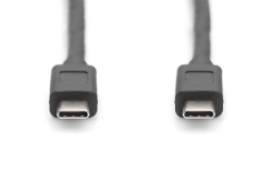 DIGITUS USB 3.1 Anschlusskabel Typ C -C St/St 1.0m, sw