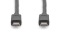 DIGITUS USB 3.1 Anschlusskabel Typ C -C St/St 1.0m, sw