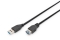 DIGITUS USB 3.0 Verlängerungskabel Typ A -A St/Bu 1.8m, sw
