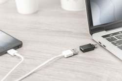 DIGITUS USB Type-C Adapter, Type-C - A-Buchse, schwarz