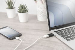 DIGITUS USB Type-C Adapter, Type-C - A-Buchse, schwarz